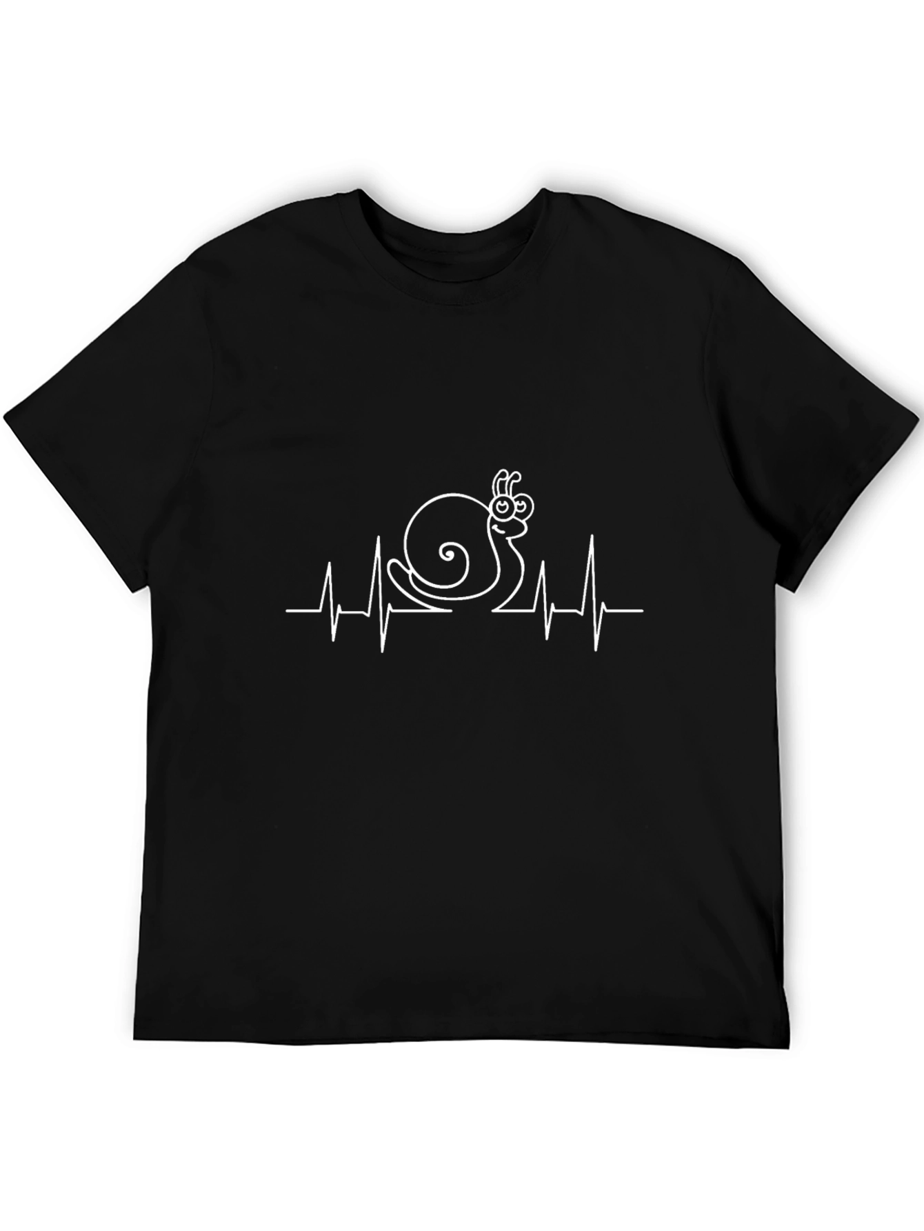 Snail Heartbeat T-Shirt - Funny Cartoon Tee