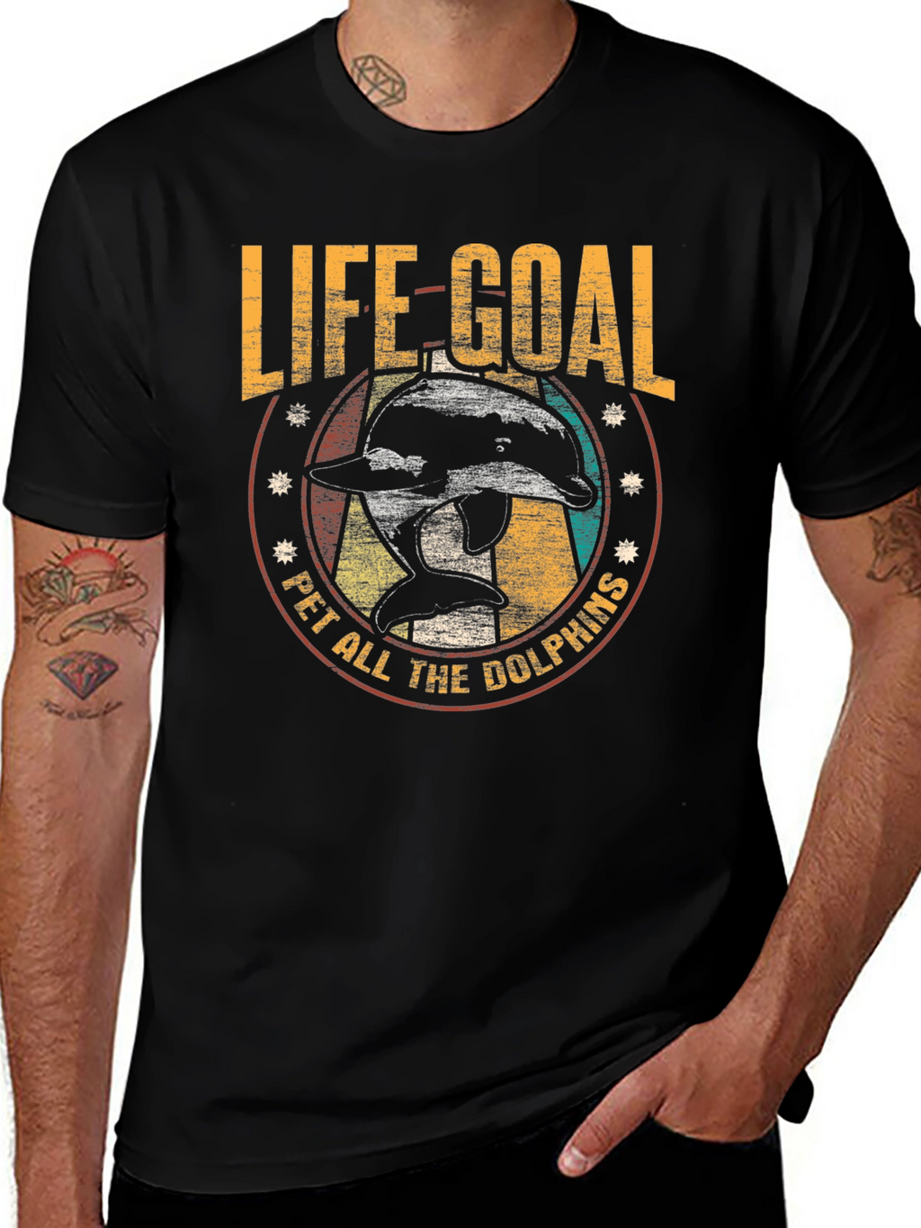 Life Goal Pet All The Dolphins T-Shirt