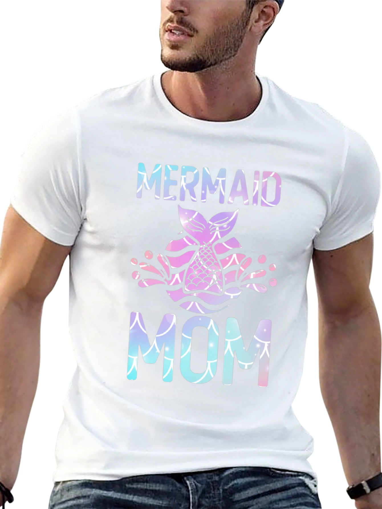 Mermaid Mom T-Shirt - Stylish Graphic Tee