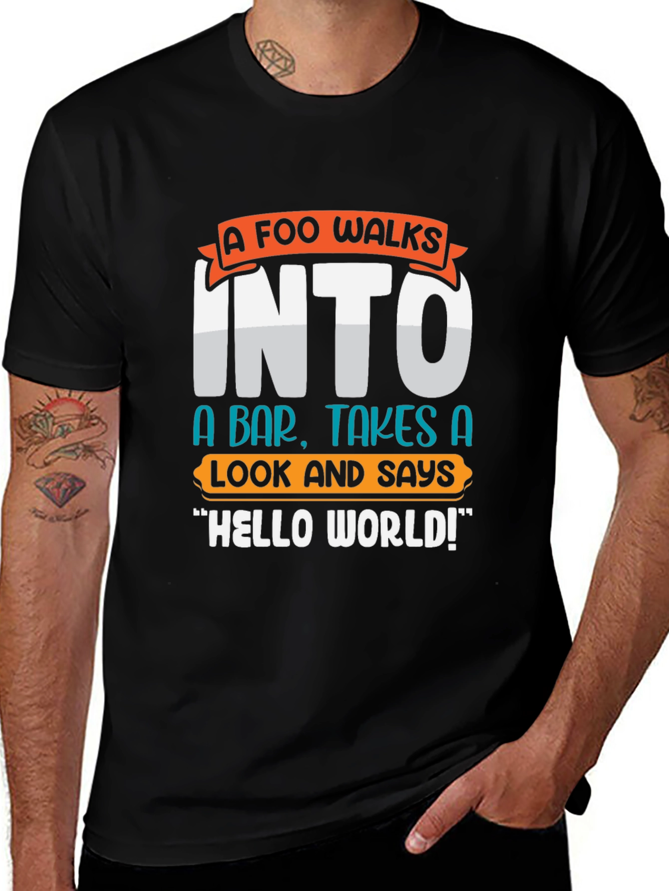 A Foo Walks Into a Bar T-Shirt - Programmer Humor Tee