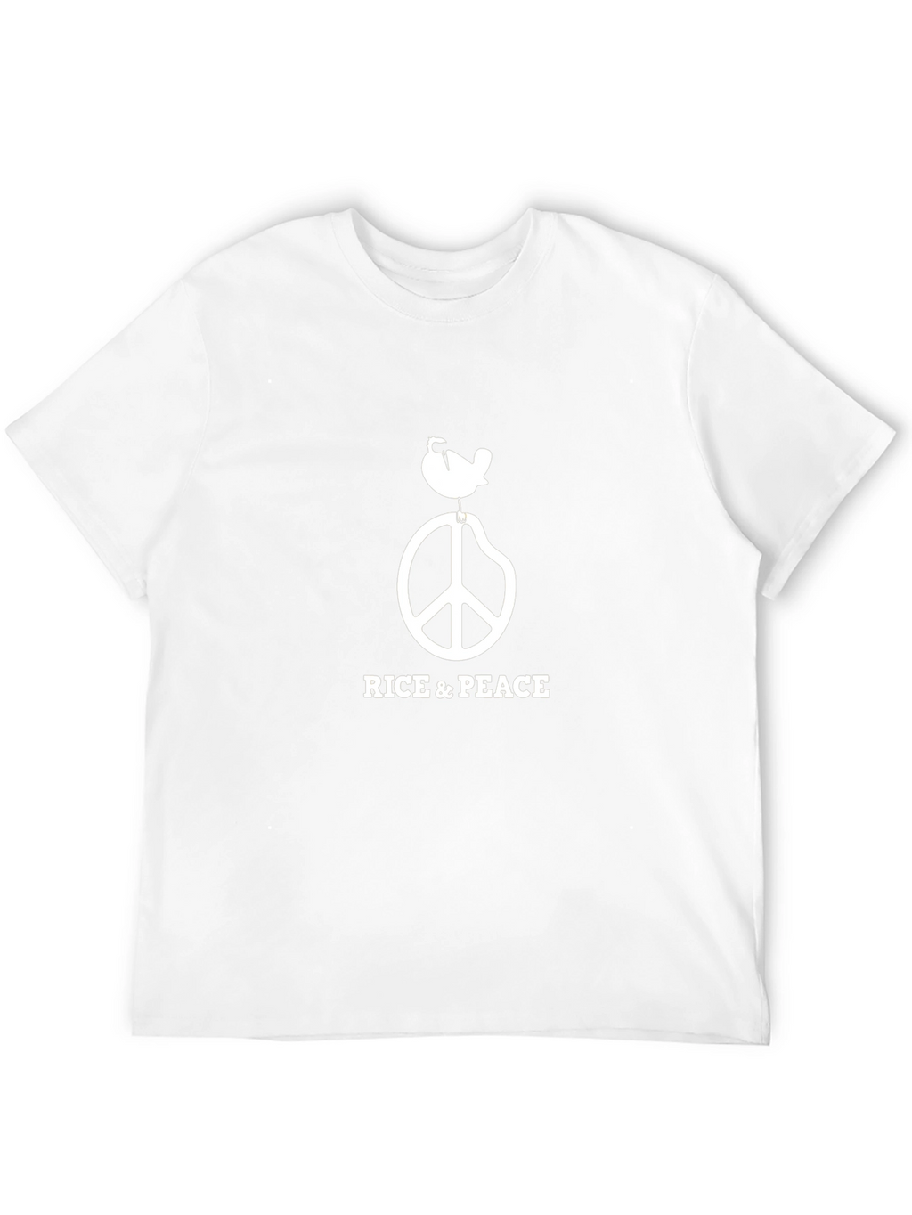 Rice & Peace Graphic Tee - Black