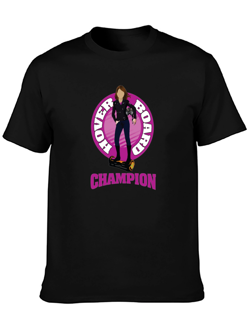 Hoverboard Champion Graphic Tee - Unique Design