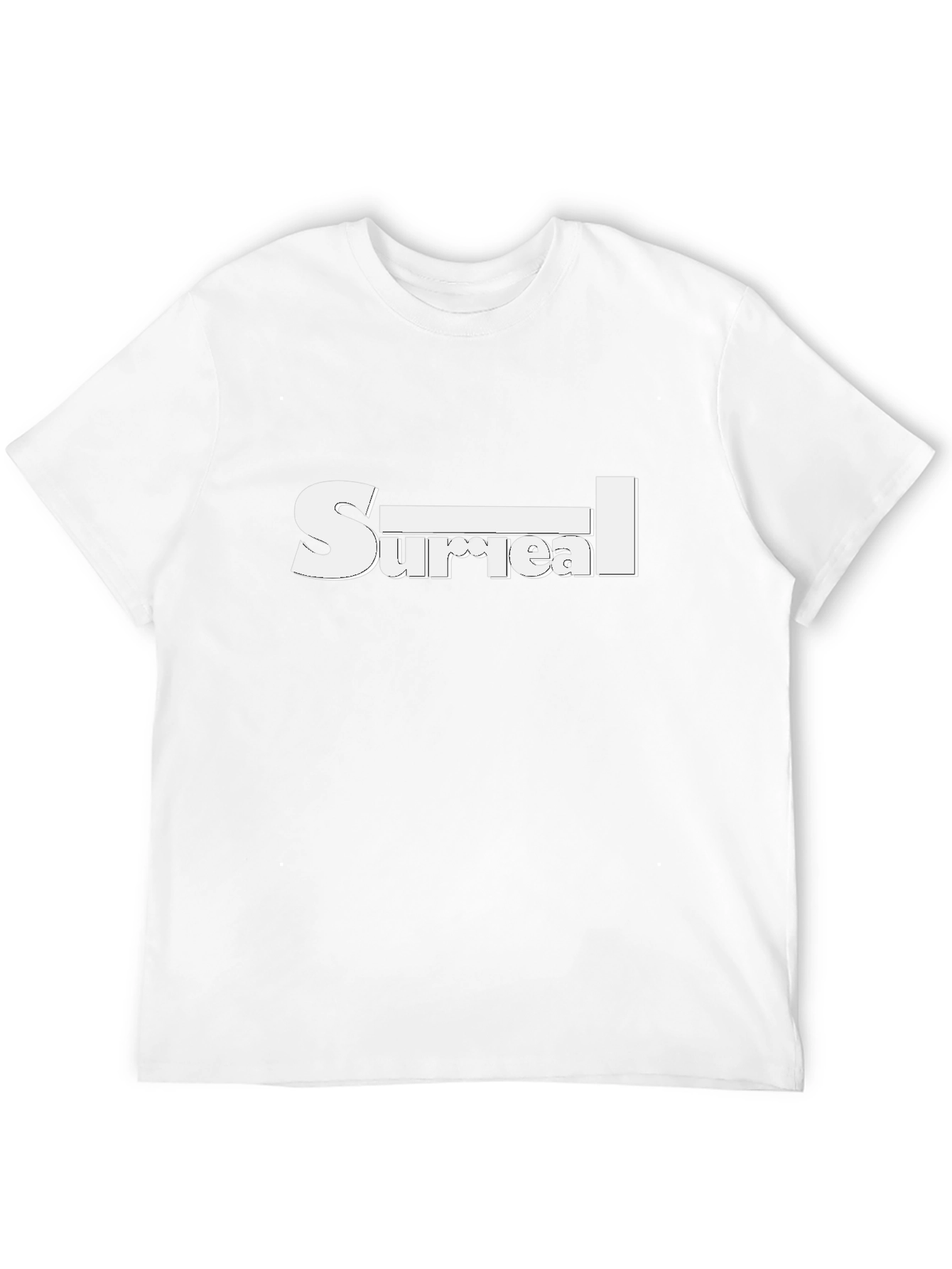 Surreal Graphic Tee - Black Cotton Blend Shirt