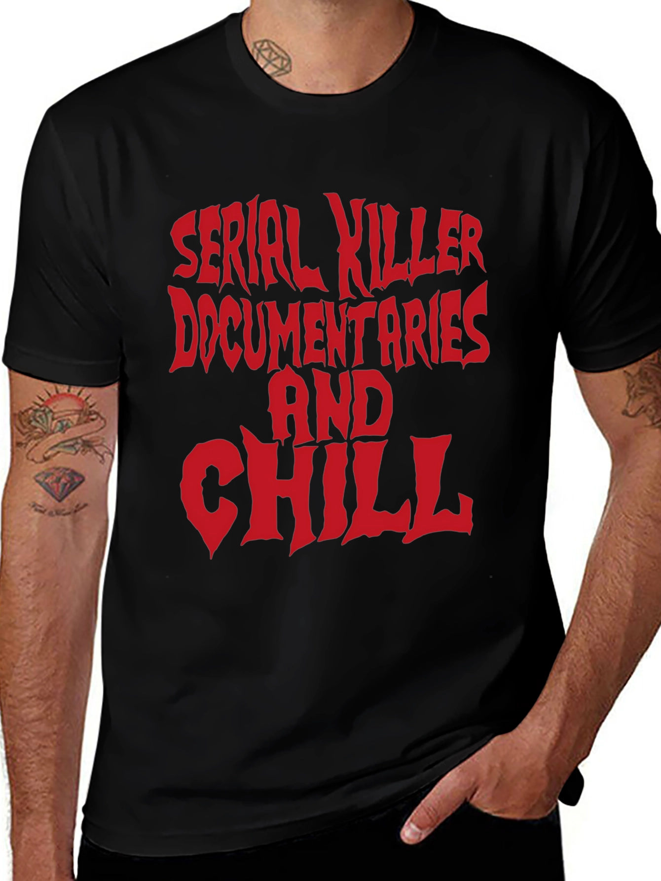 Serial Killer Docs and Chill Graphic Tee