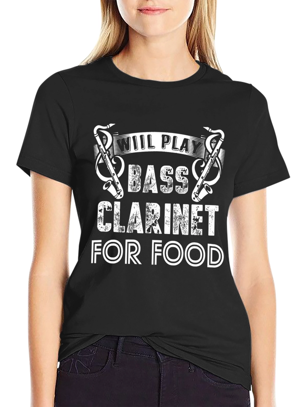 Bass Clarinet Player Graphic Tee - Music Lover Shirt