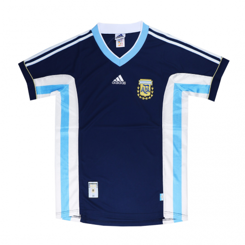 BATISTUTA #9 Retro Argentina Away Jersey World Cup 1998 Image 4