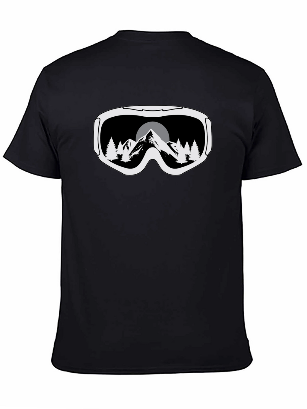 Mountain Goggles Graphic Tee - Black
