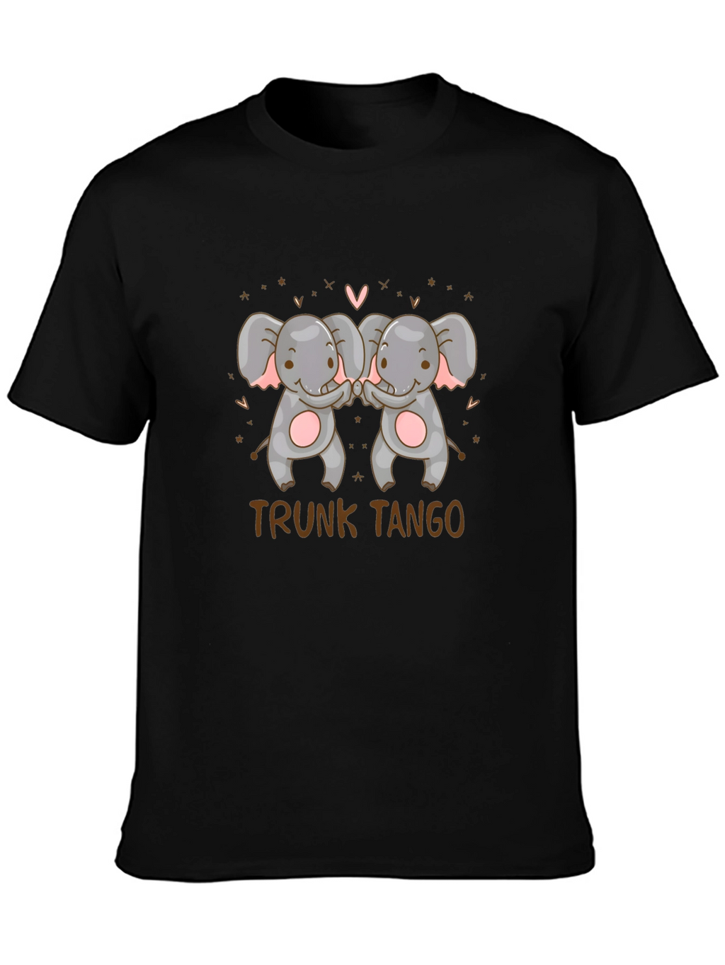 Trunk Tango Elephant Graphic Tee - Black