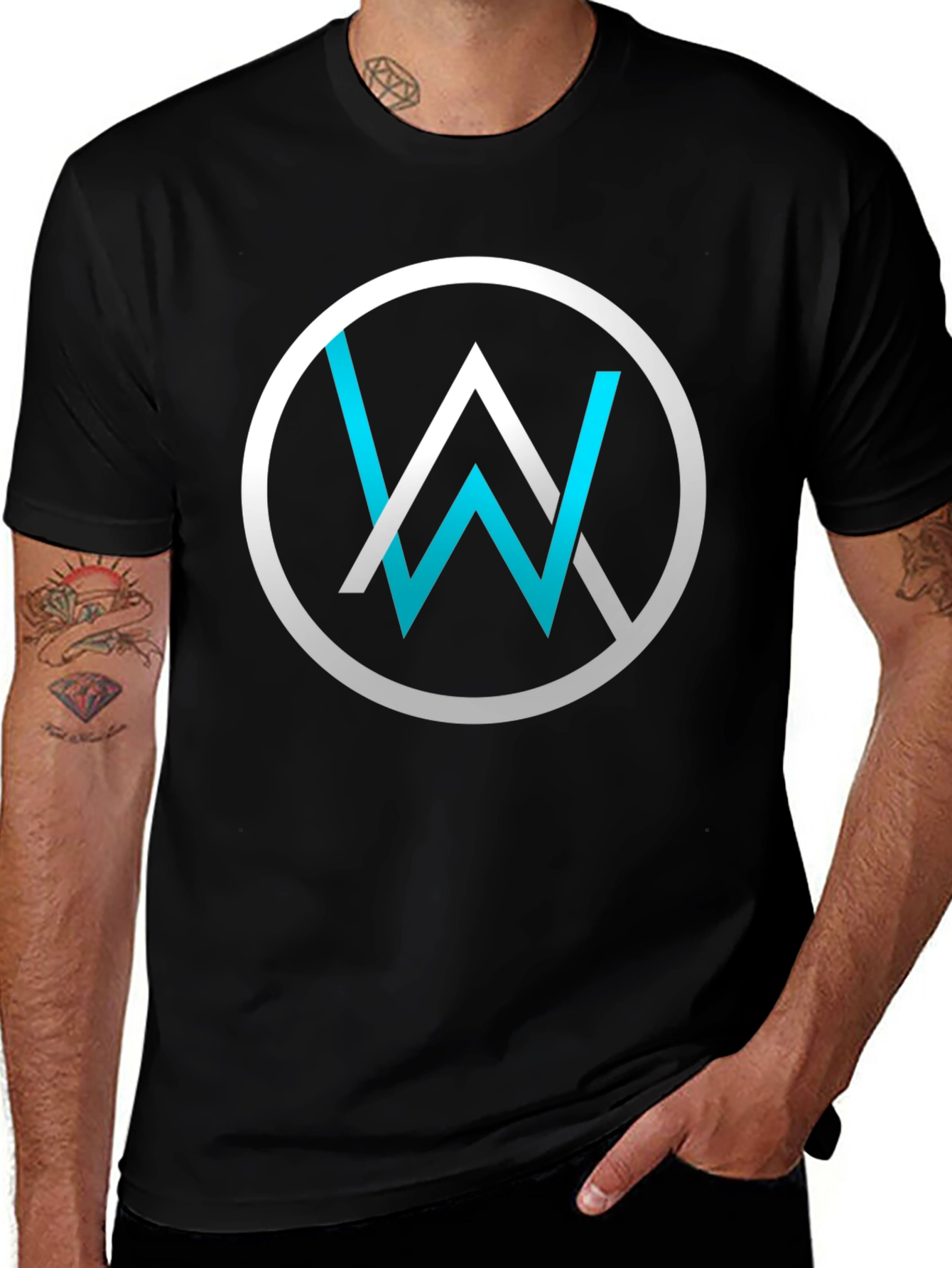 Alan Walker Logo Black T-Shirt