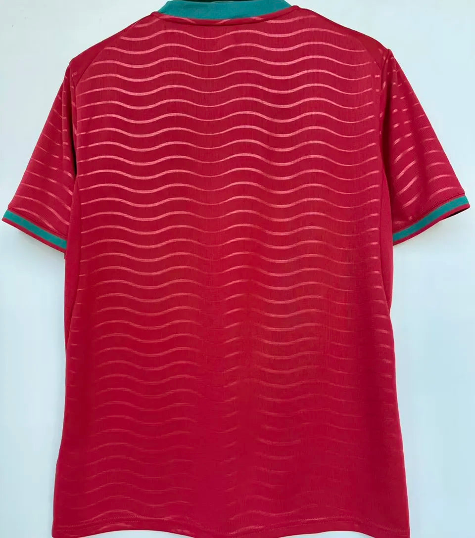 2026/27 Portugal 1:1 Quality Home Red Fans Soccer Jersey Detail 3