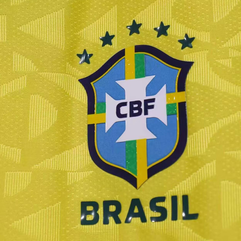 NEYMAR JR #10 Brazil Home Yellow Player Version Soccer Jersey 2026/27 ★★ Item NO.: 2153189 Detail 3