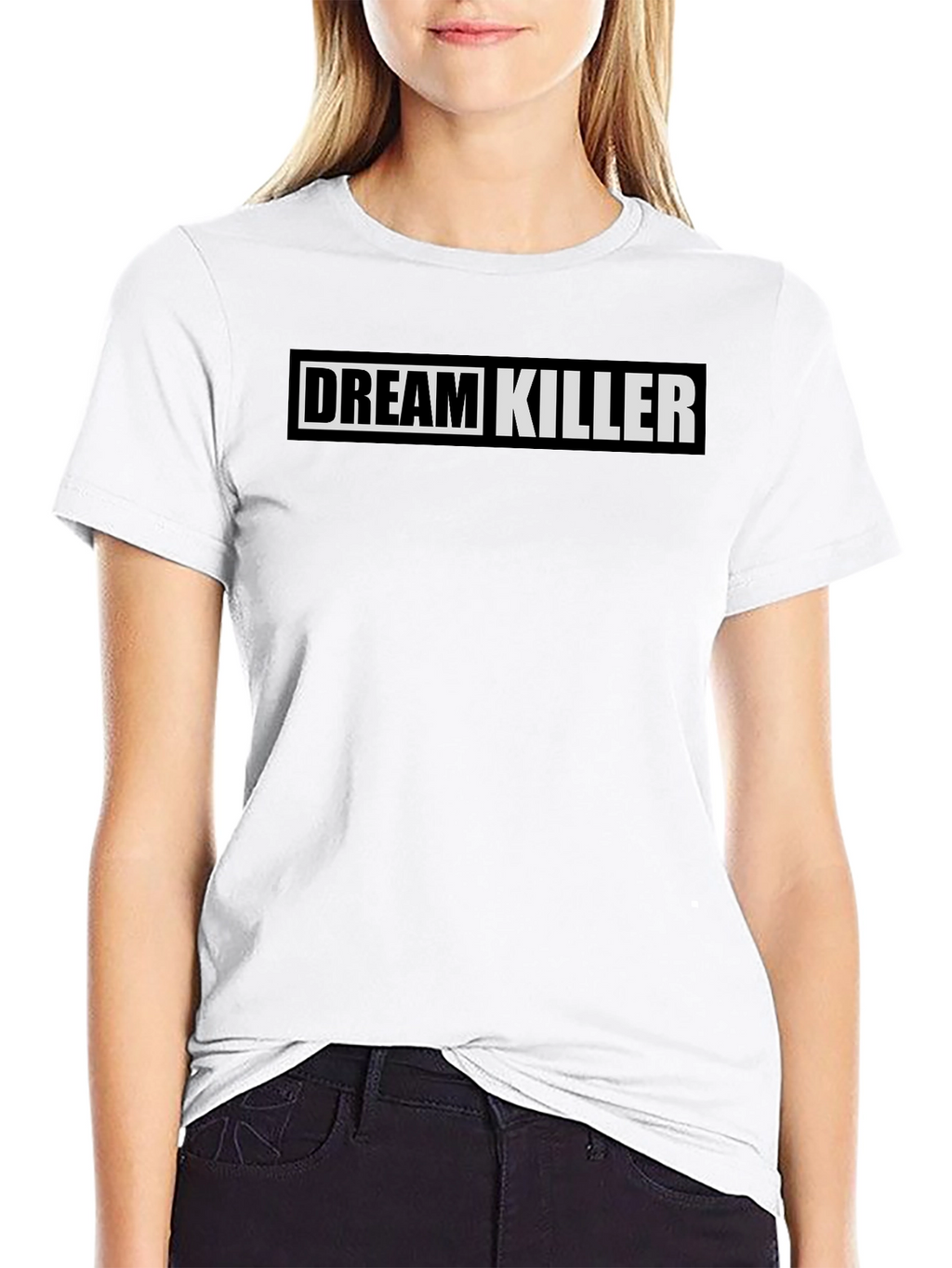 Dream Killer Black Graphic Print Tee