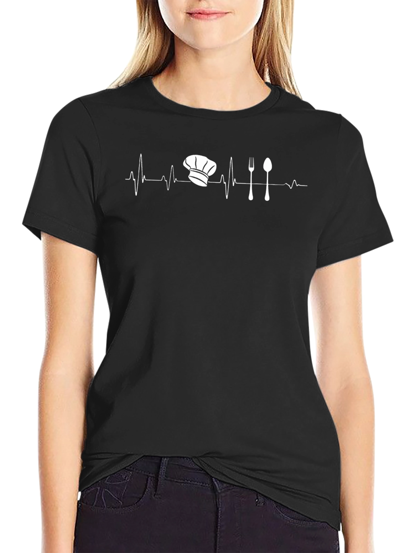 Chef Heartbeat T-Shirt - Culinary Life Line Tee