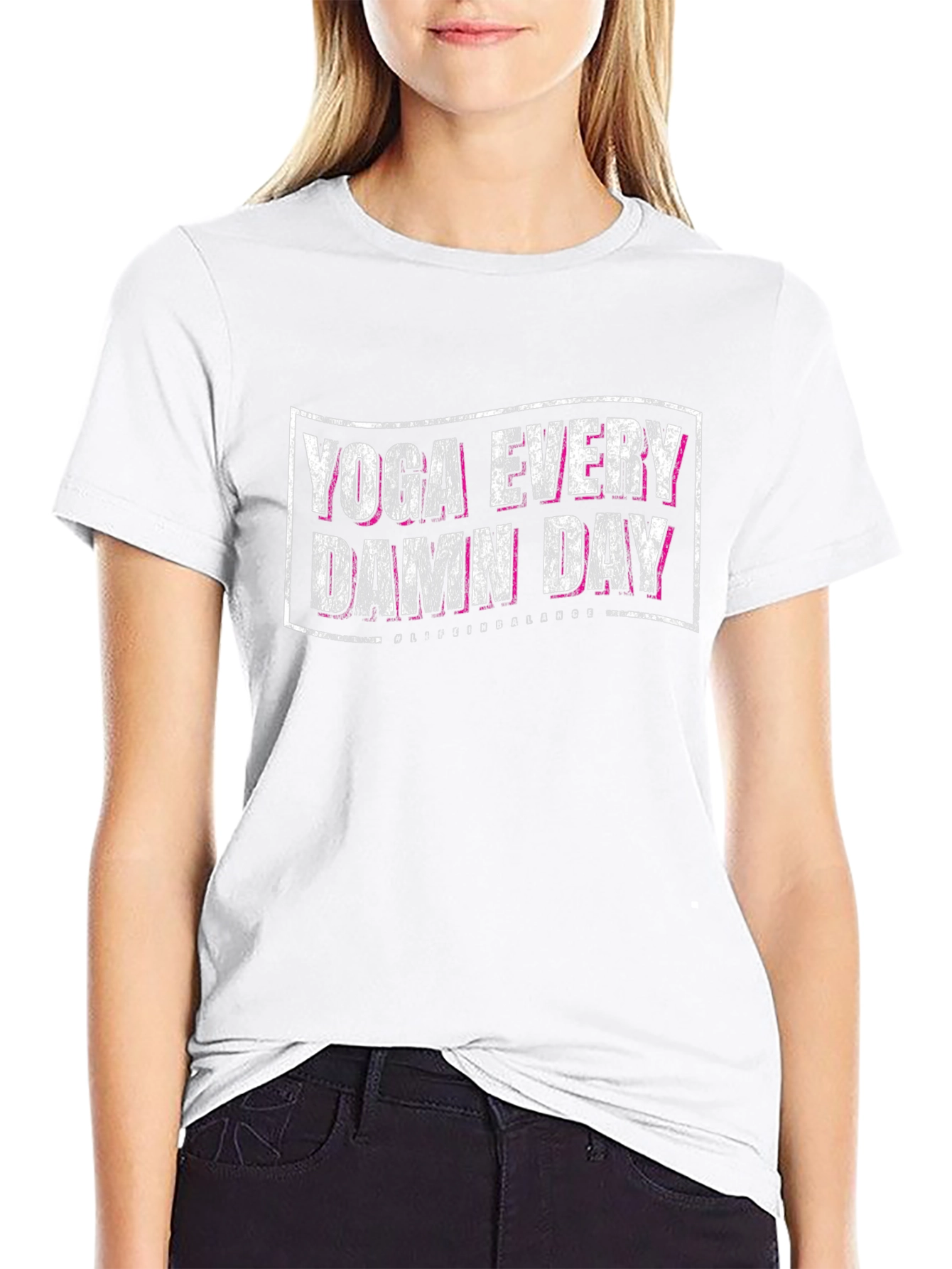 Yoga Every Damn Day T-Shirt - Black