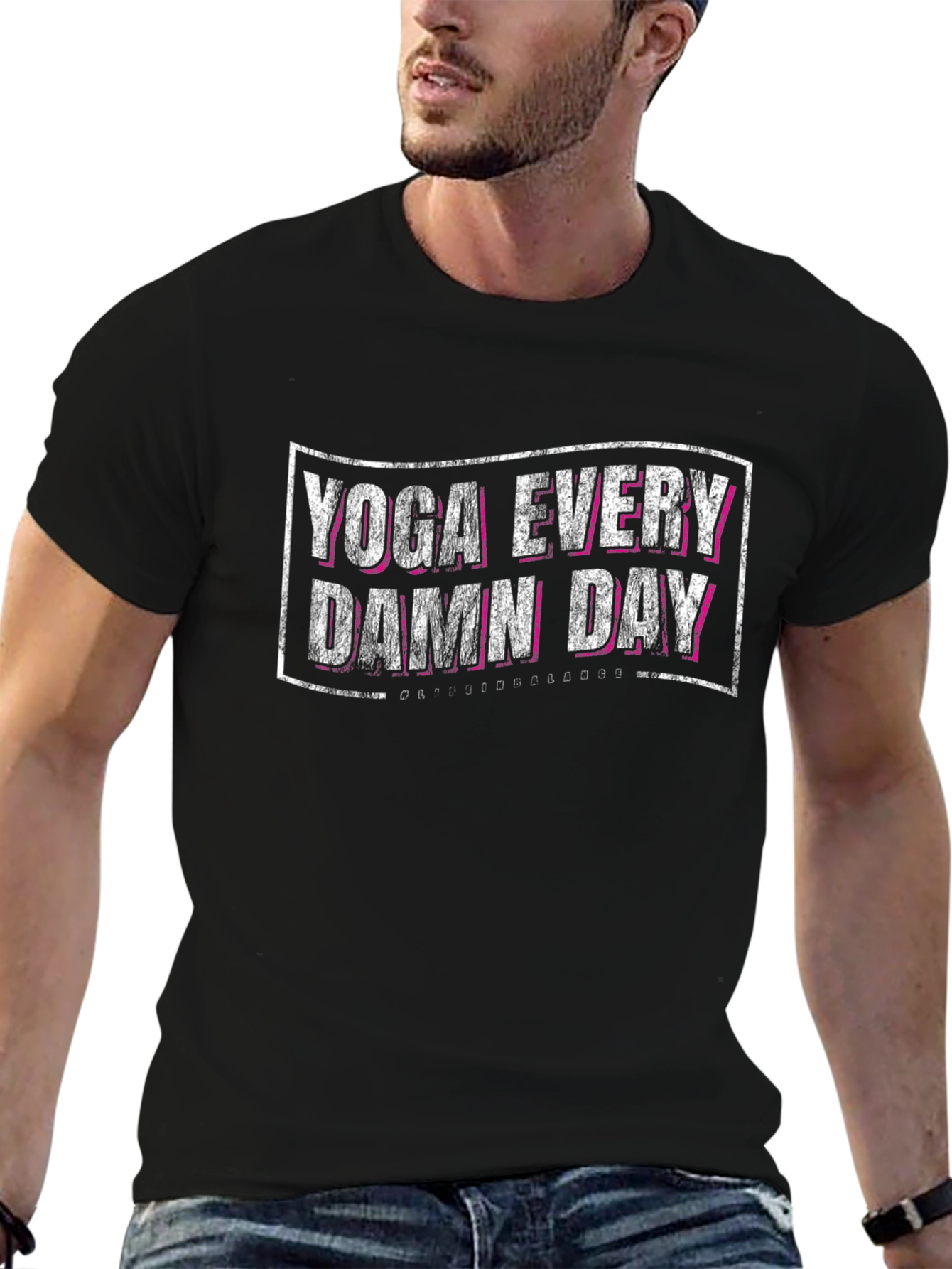 Yoga Every Damn Day T-Shirt - Black