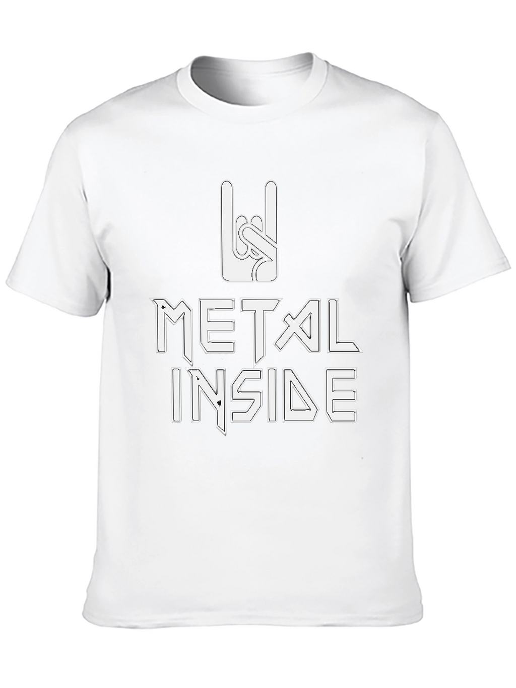 Metal Inside Graphic Tee - Rock On!
