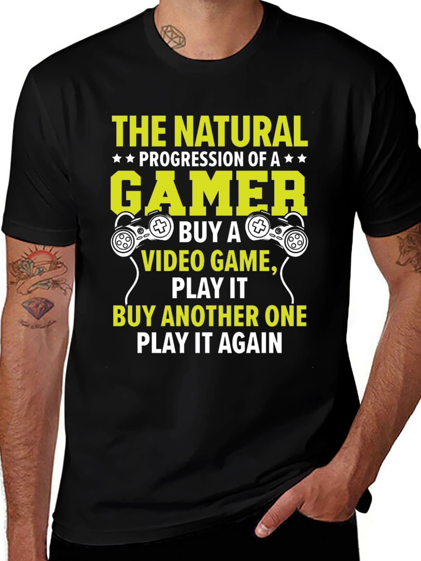 The Natural Progression of a Gamer T-Shirt