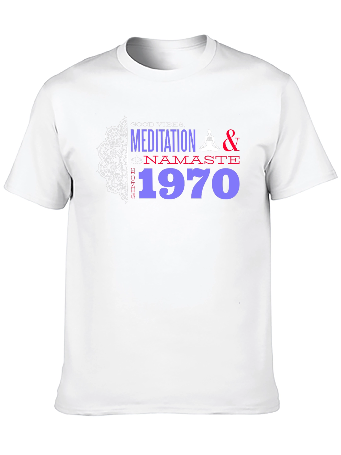 Meditation Namaste 1970 T-Shirt