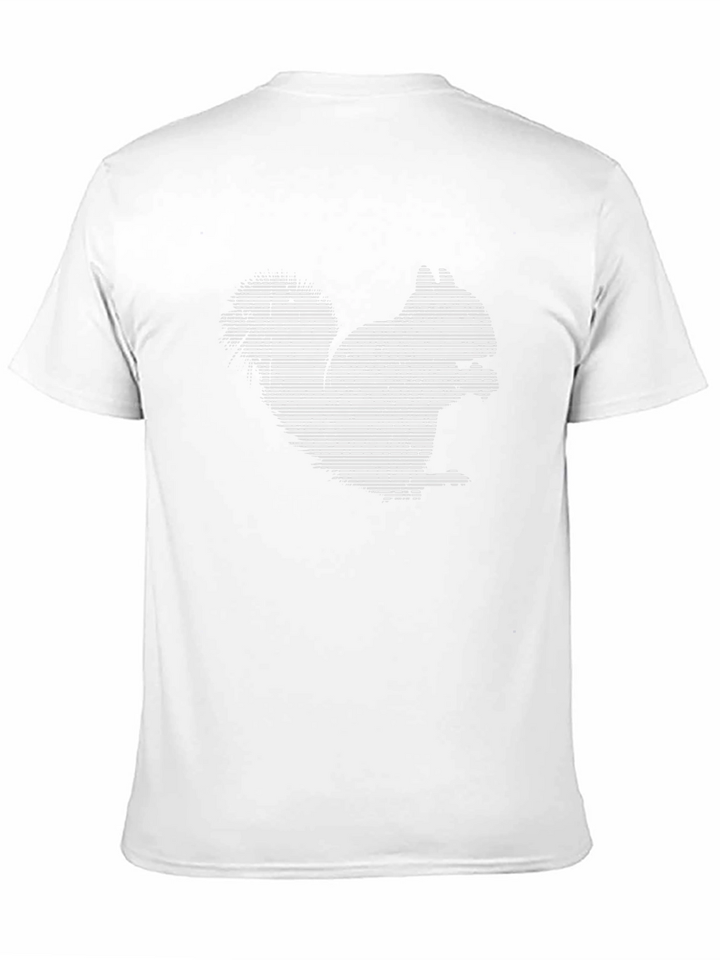 Squirrel Graphic Tee - Black Cotton T-Shirt