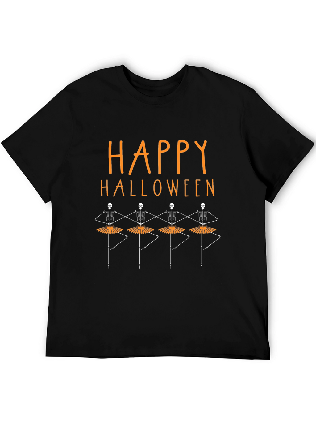 Happy Halloween Skeleton Ballerina T-Shirt