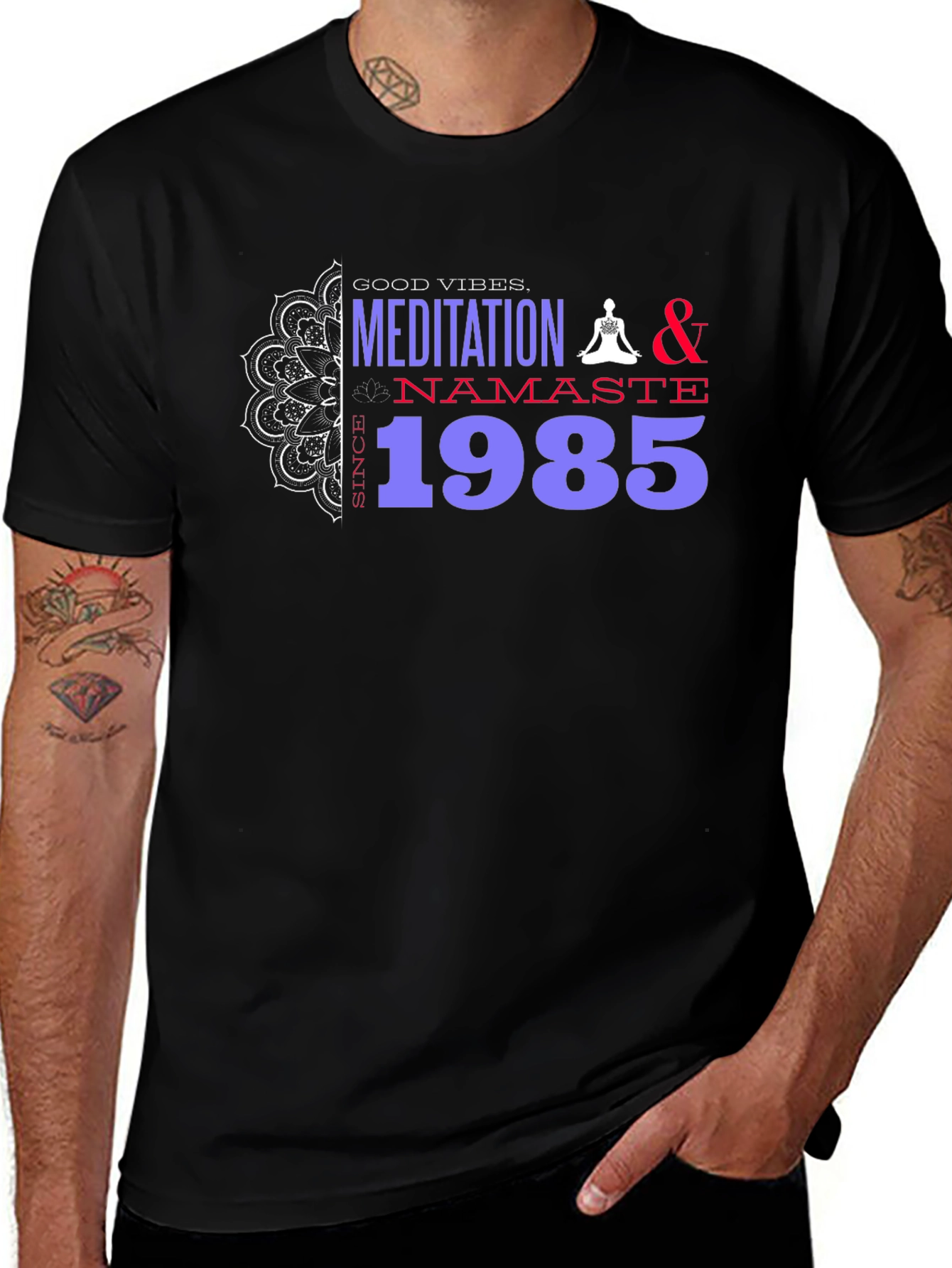 Meditation Namaste 1985 T-Shirt