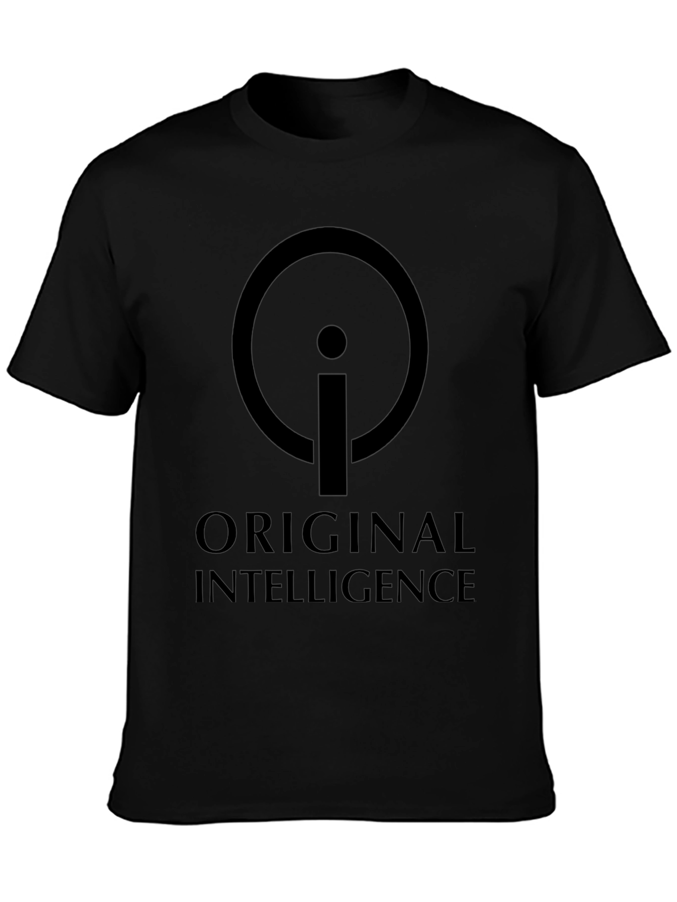 Original Intelligence T-Shirt - Black Graphic Tee