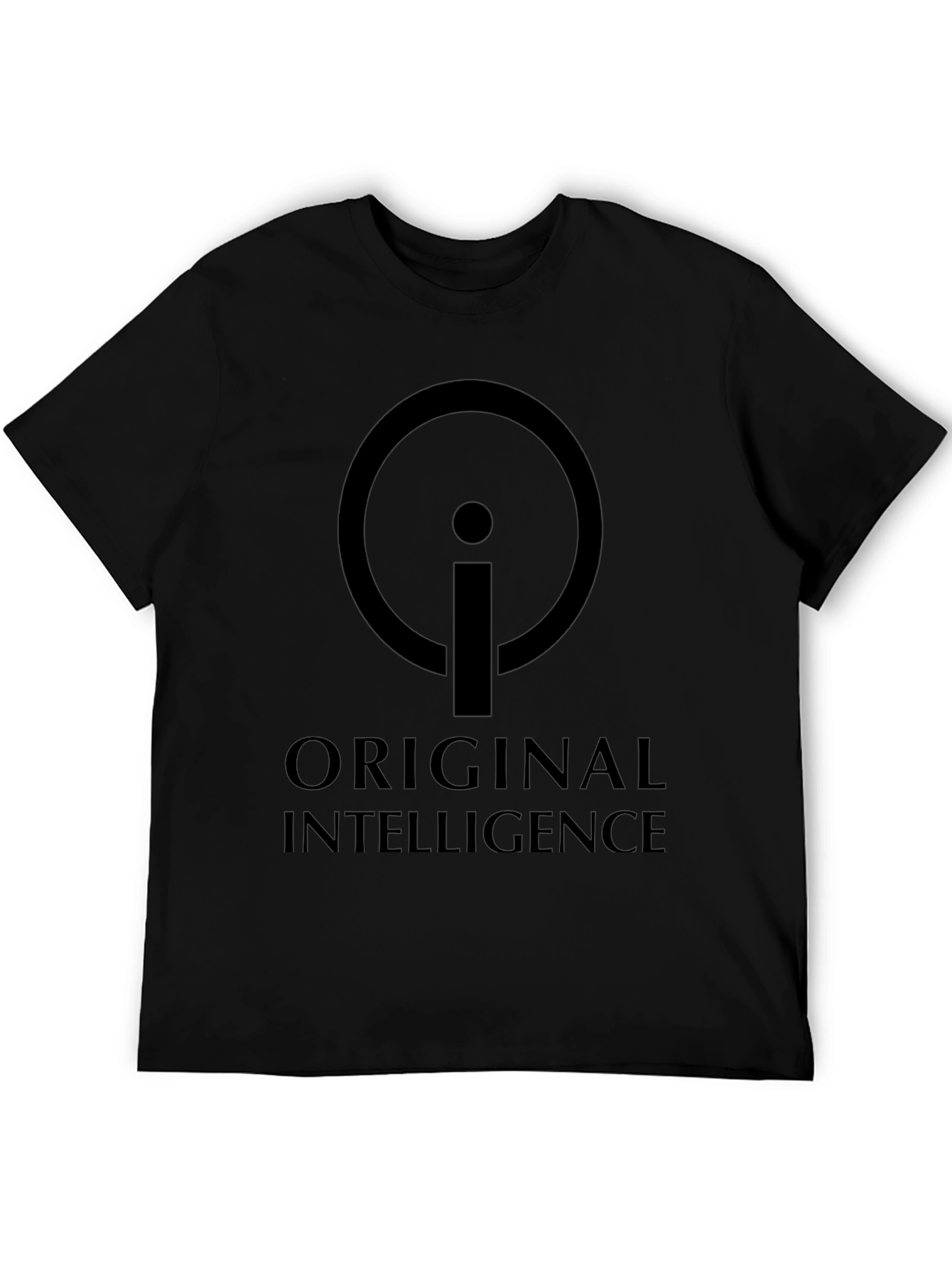 Original Intelligence T-Shirt - Black Graphic Tee