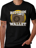 Bitcoin Wallet T-Shirt - Crypto Currency Graphic Tee