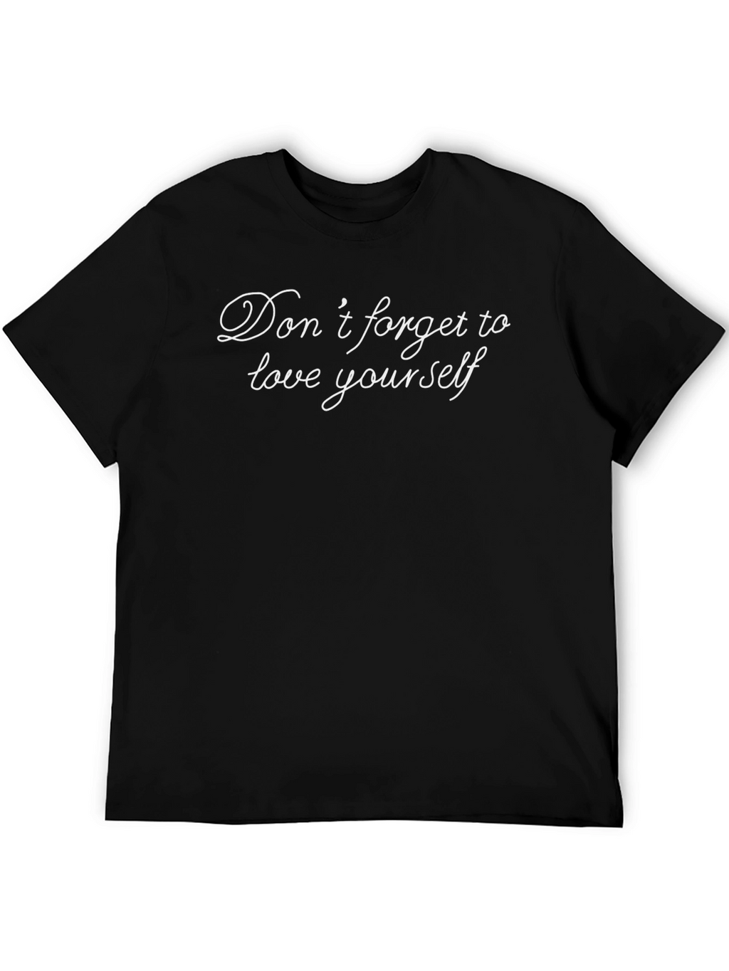 Love Yourself Graphic Tee - Black Unisex T-Shirt
