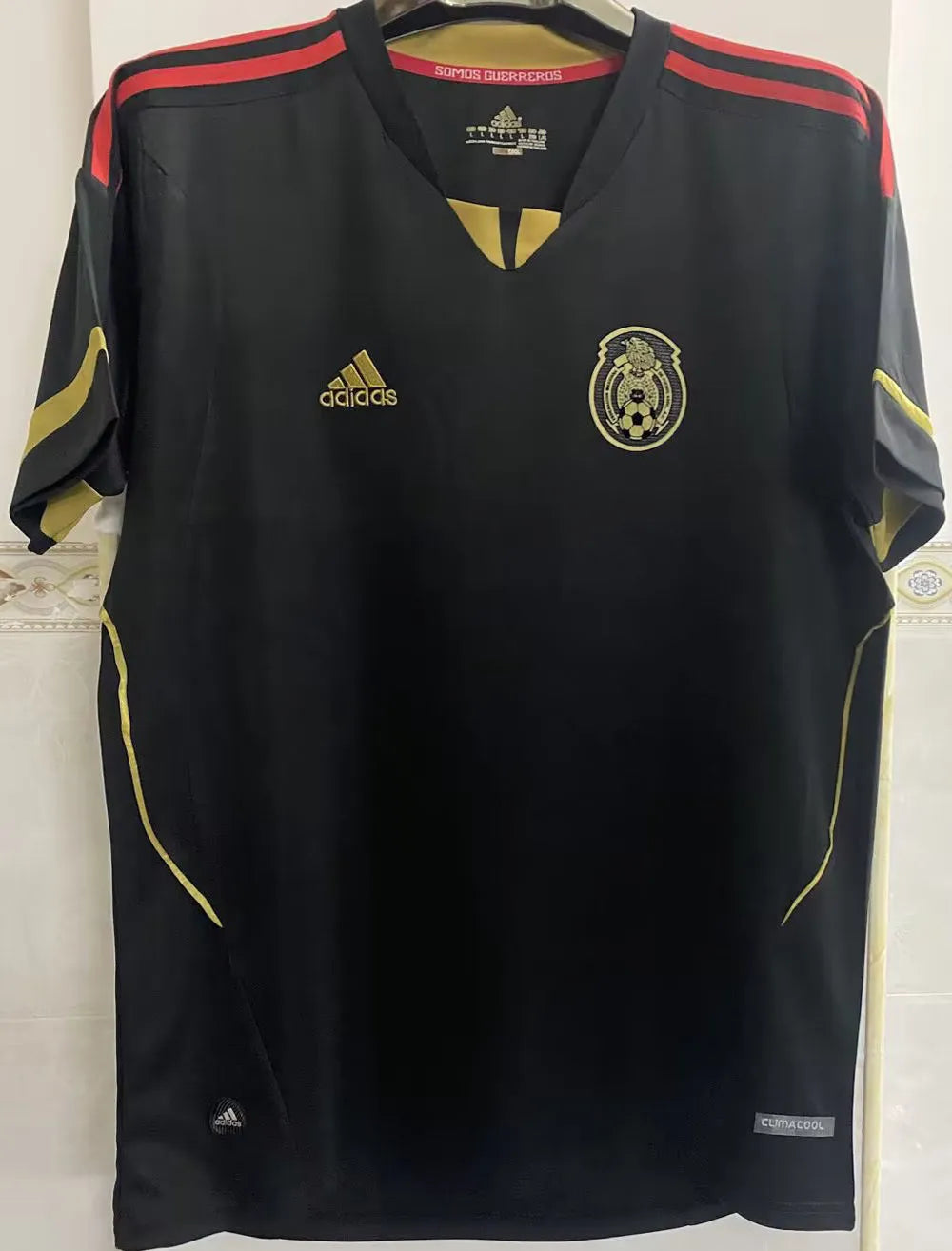 2011/12 Mexico Away Black Retro Soccer Jersey Front