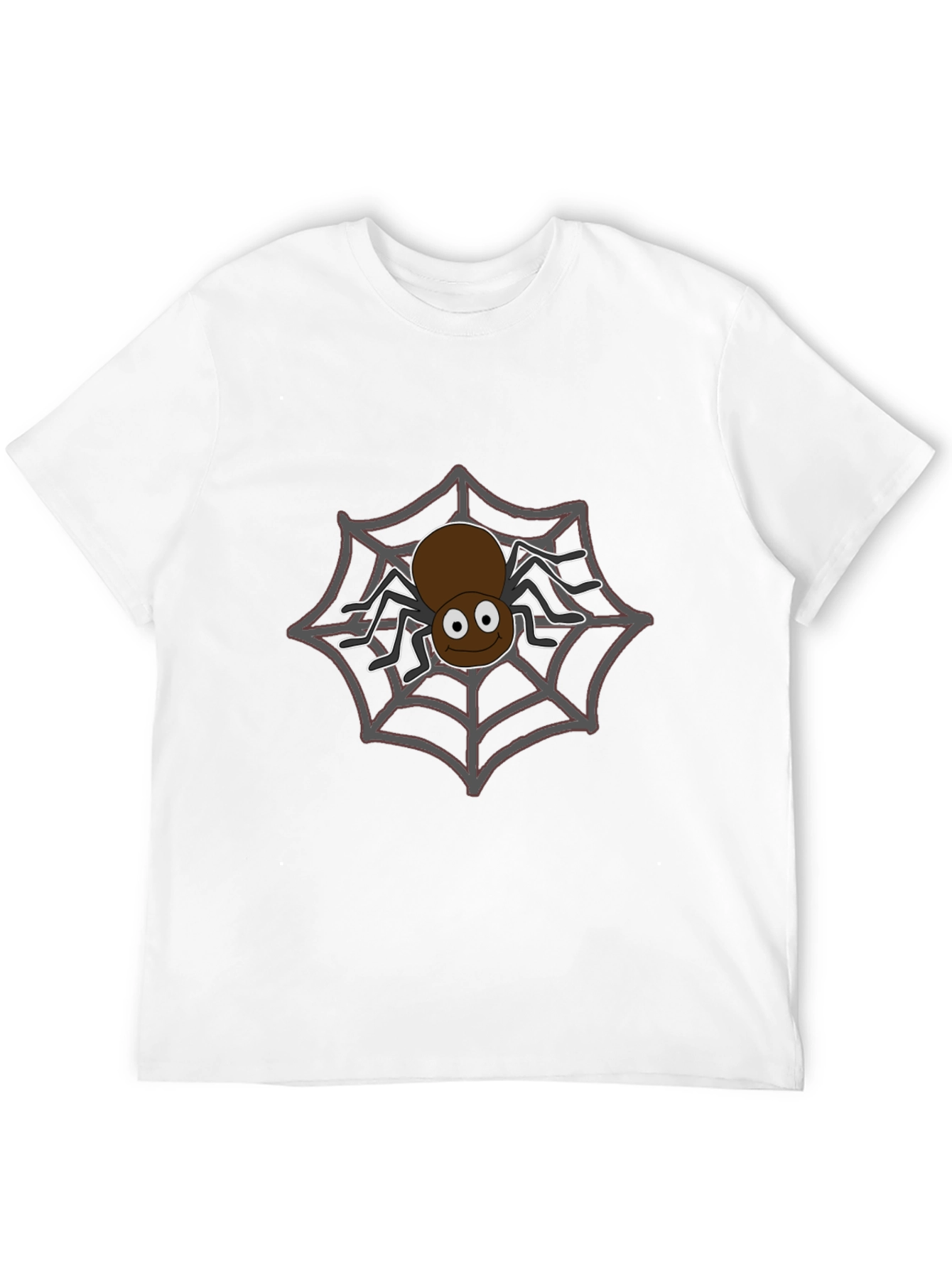 Spider Web Graphic Tee - Halloween Fun!