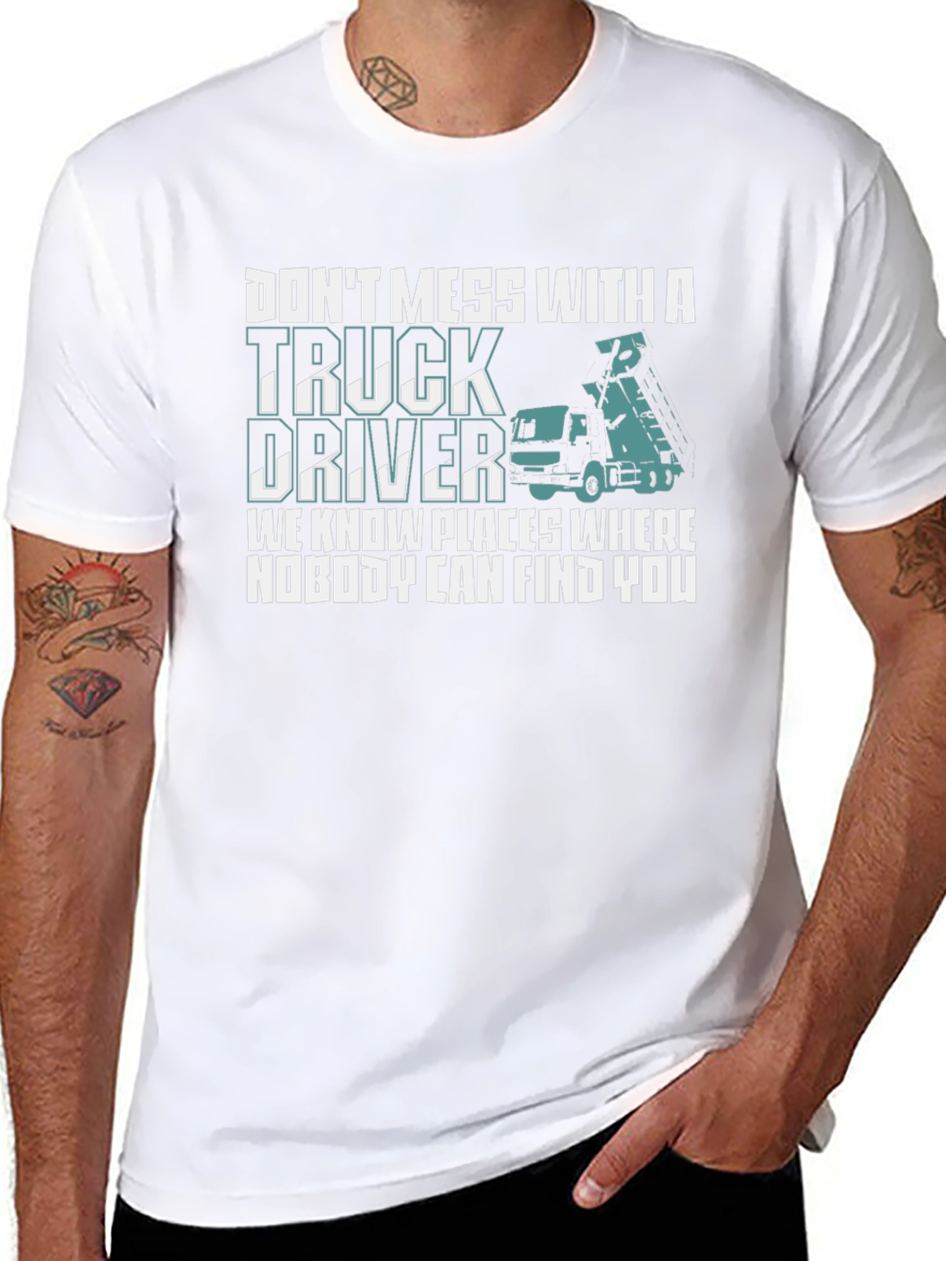 Dont Mess With Truck Driver T-Shirt