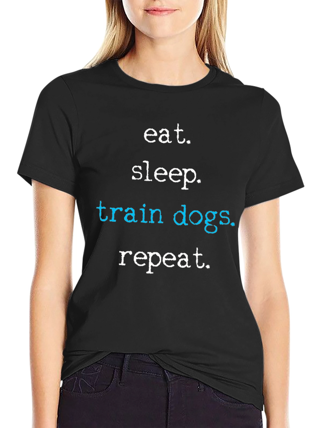 Eat Sleep Train Dogs Repeat T-Shirt