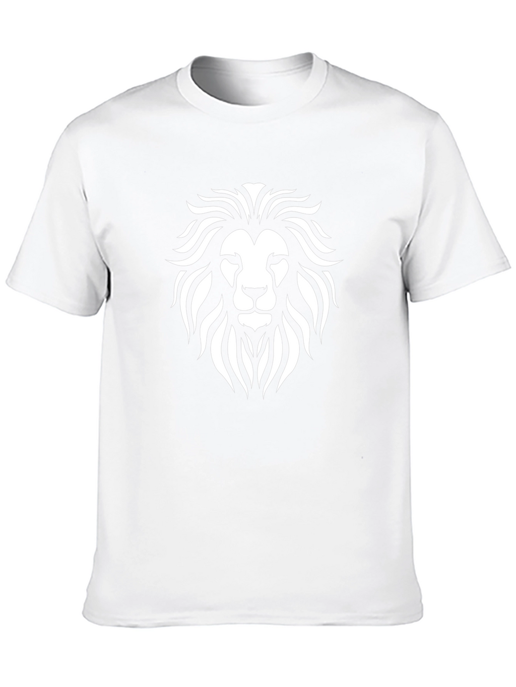 Lion Head Graphic T-Shirt - Black