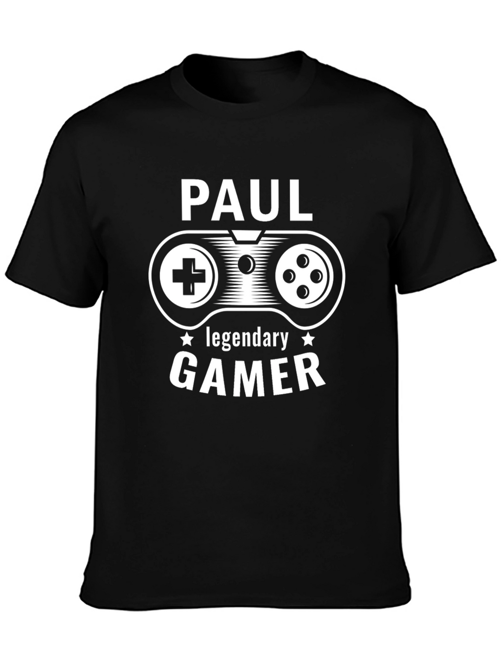 Paul: Legendary Gamer Black Graphic Tee