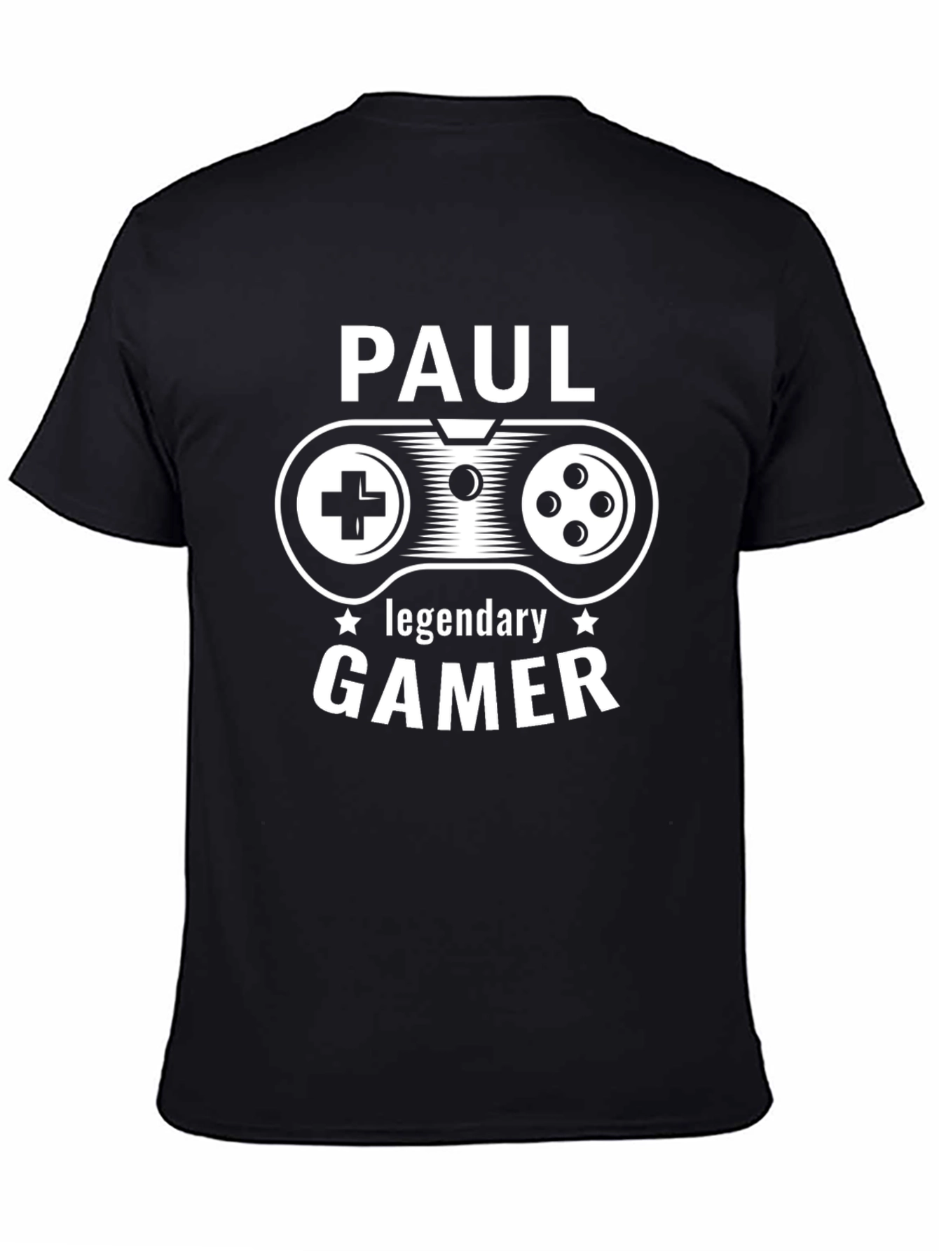 Paul: Legendary Gamer Black Graphic Tee