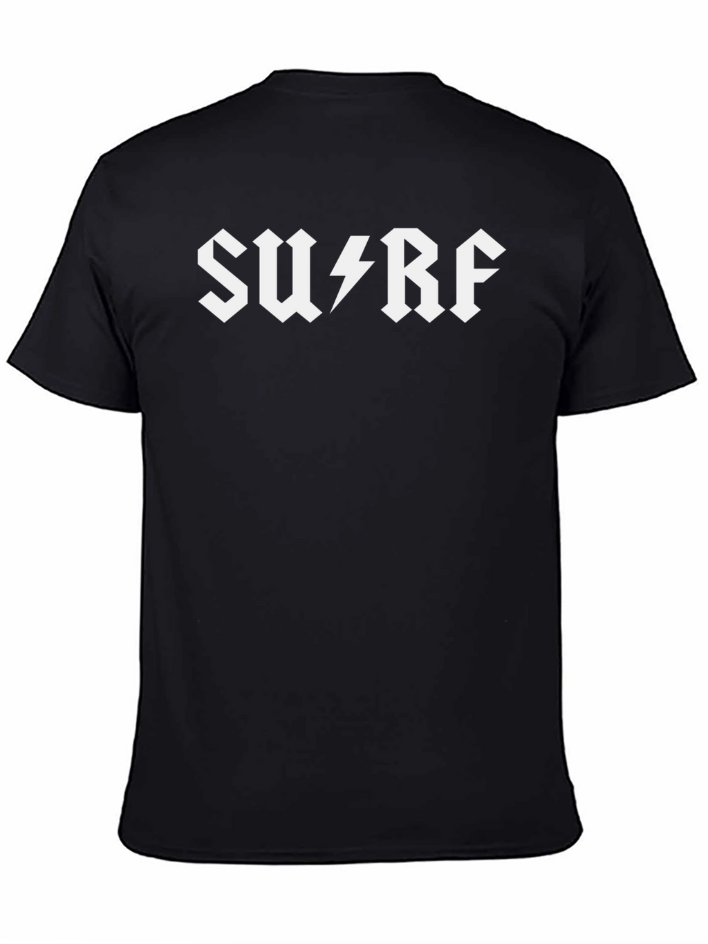 Surf AC DC Style Black T-Shirt