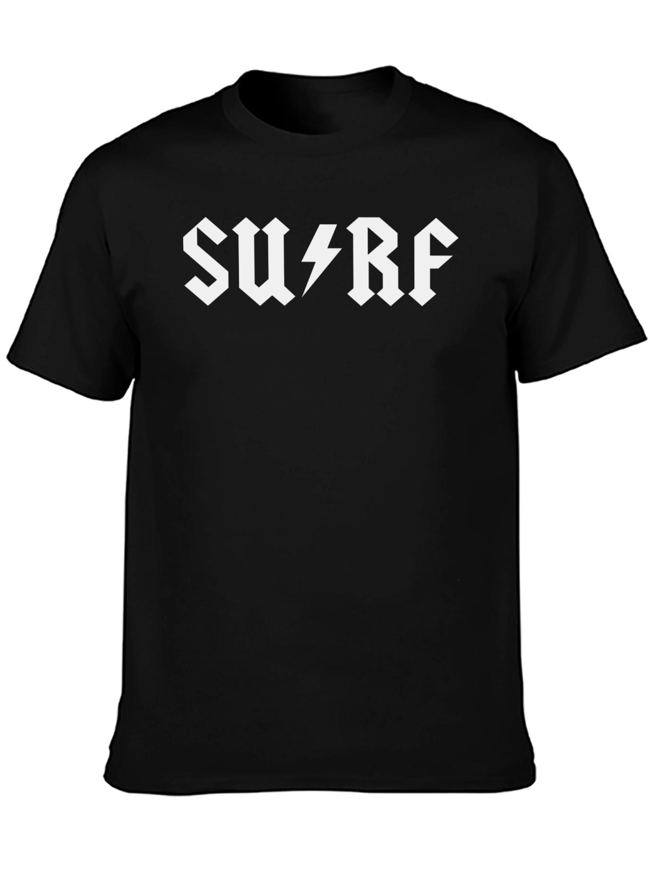 Surf AC DC Style Black T-Shirt