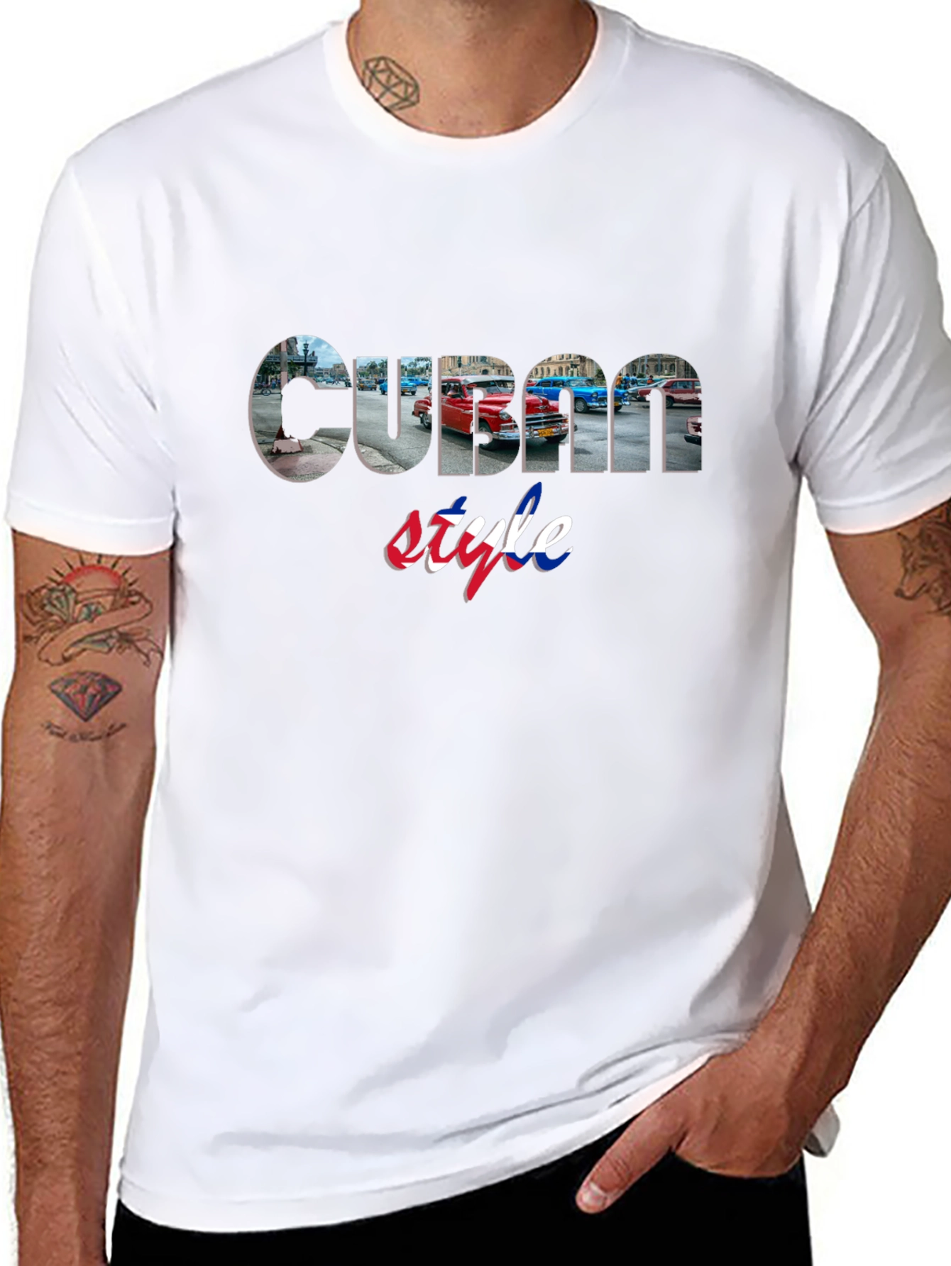 Cuban Style Black T-Shirt