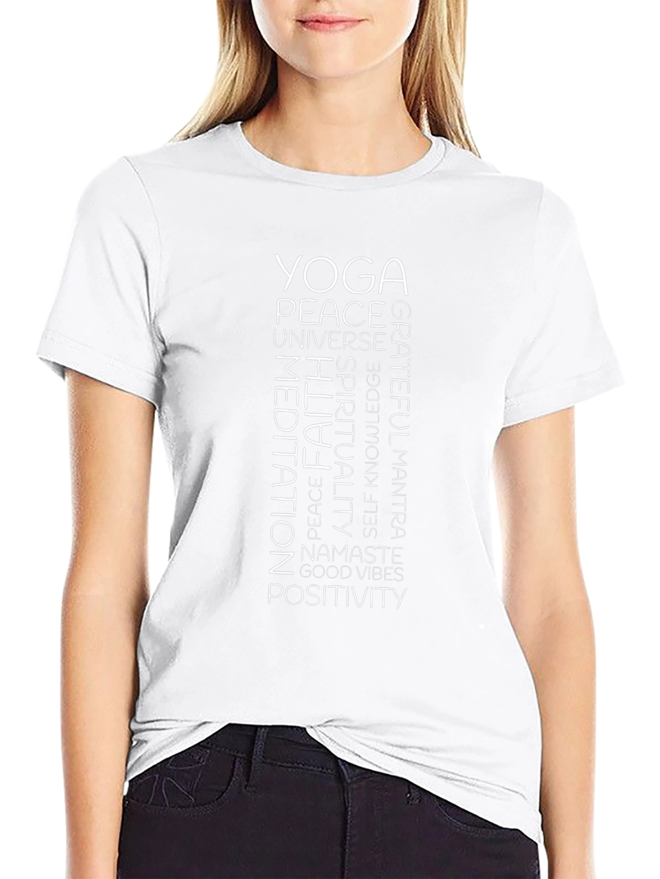 Yoga Mantra Black T-Shirt