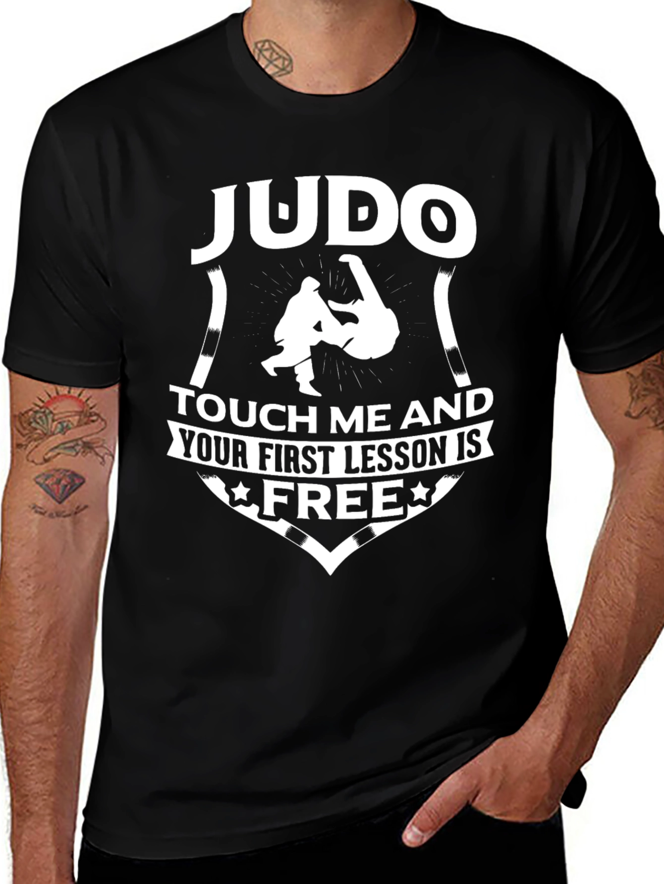 Judo First Lesson Free Graphic T-Shirt