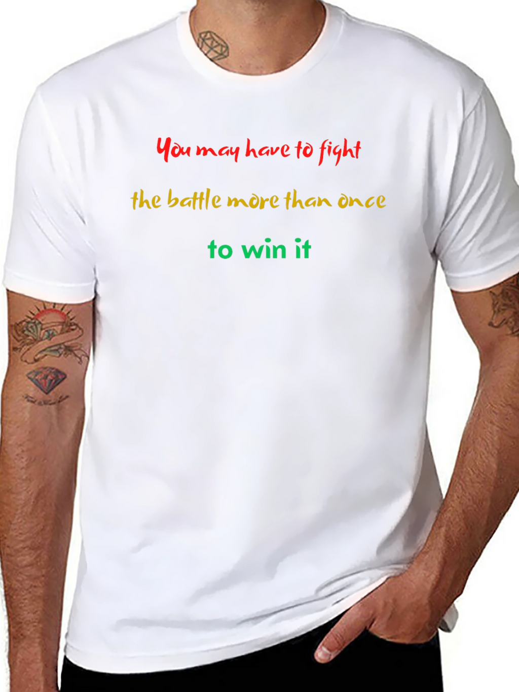 Inspirational Fight Battle More Than Once T-Shirt