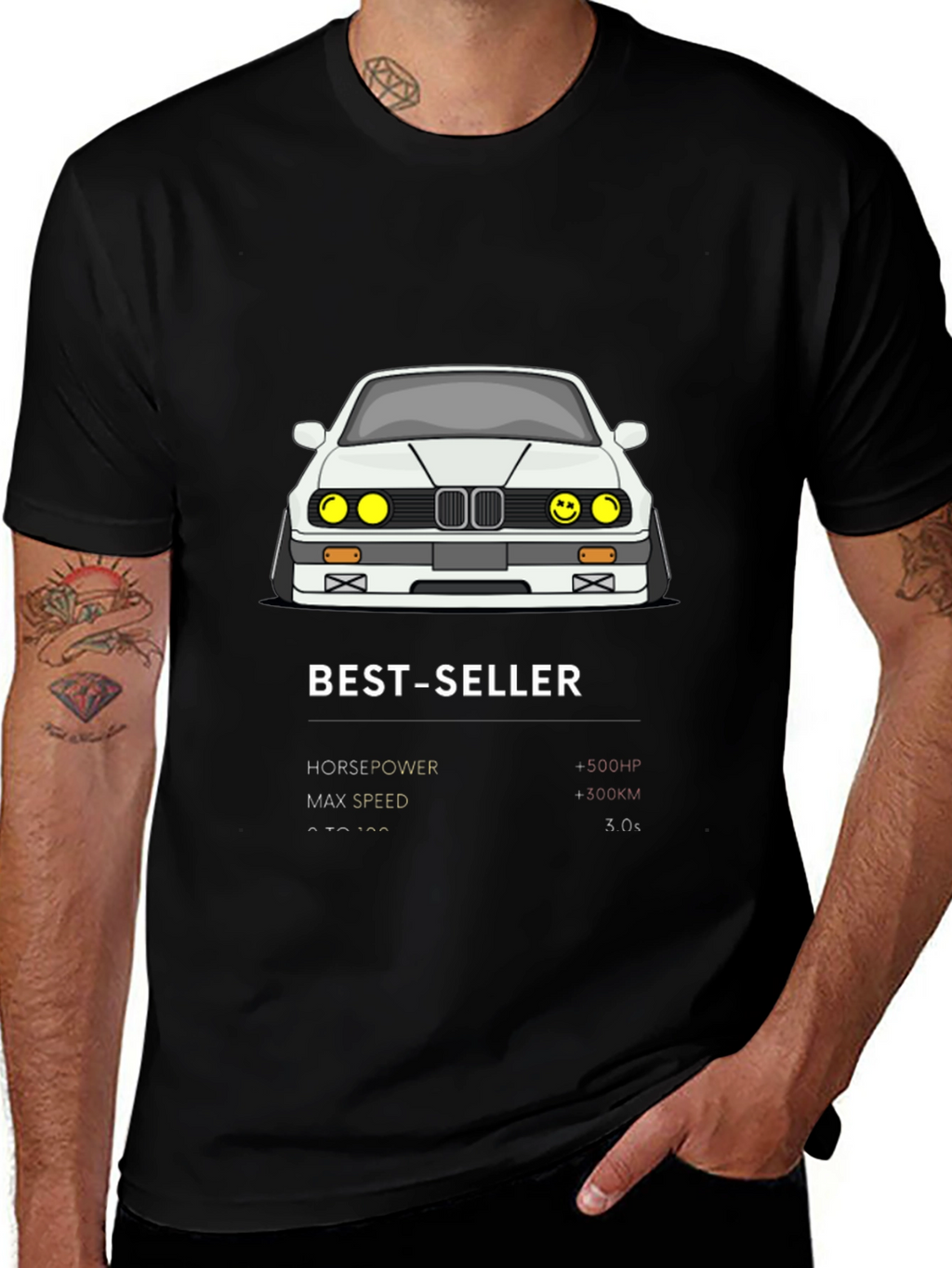 Best-Seller Car T-Shirt - Black