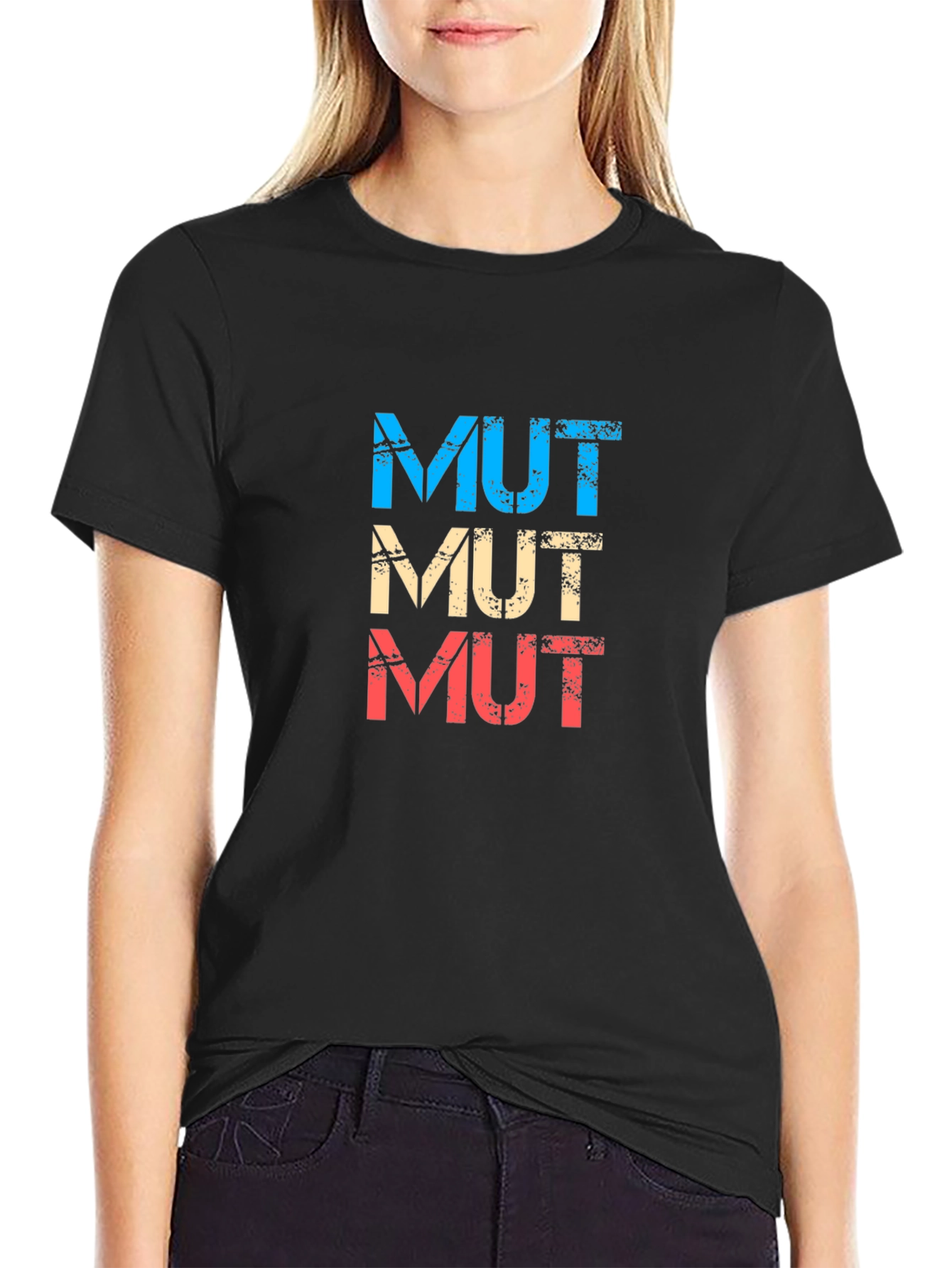 MUT T-Shirt Retro Design Cotton Tee