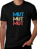 MUT T-Shirt Retro Design Cotton Tee