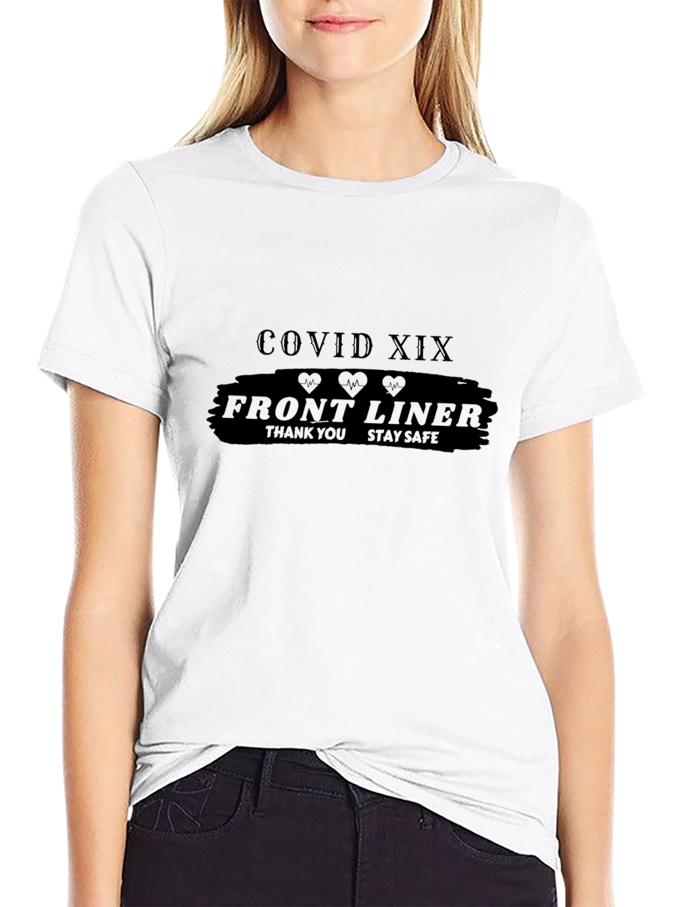 COVID XIX Front Liner T-Shirt