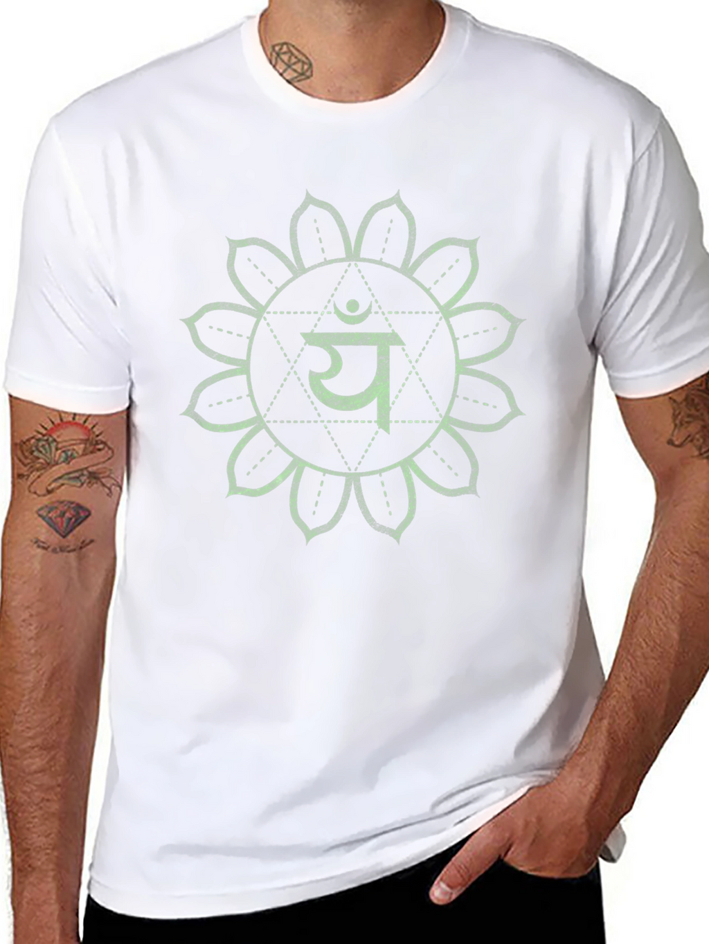 Heart Chakra T-Shirt - Yoga Meditation Tee