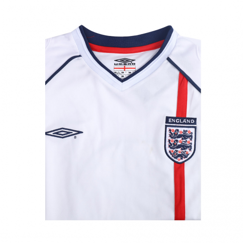 Ferdinand #5 Retro England Home Jersey World Cup 2002 Image 5