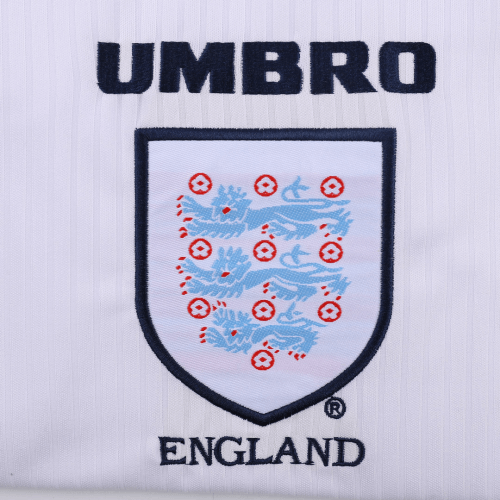 Shearer #9 Retro England Home Jersey World Cup 1998 Image 5