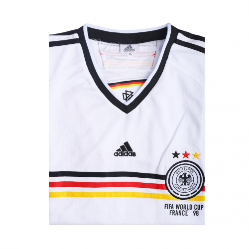 KLINSMANN #18 Retro Germany Home Jersey 1998 Image 5